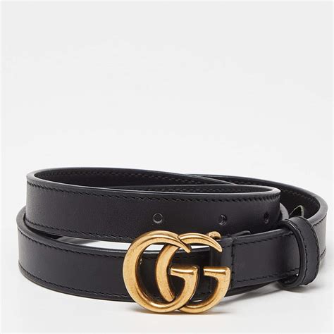 gucci leather belt 75cm women|thin Gucci belt women.